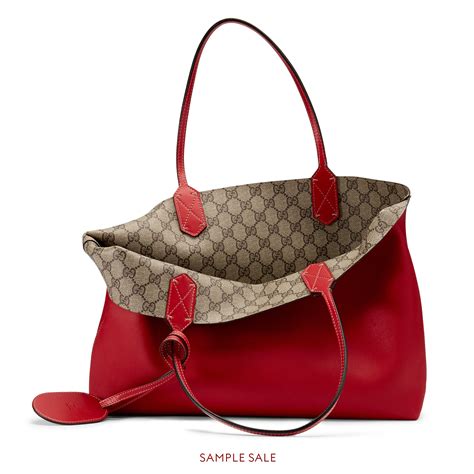 gucci tote with chain|gucci reversible tote uk.